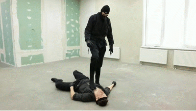 Policeman Edward vs Ninja in fight competition. 2nd round